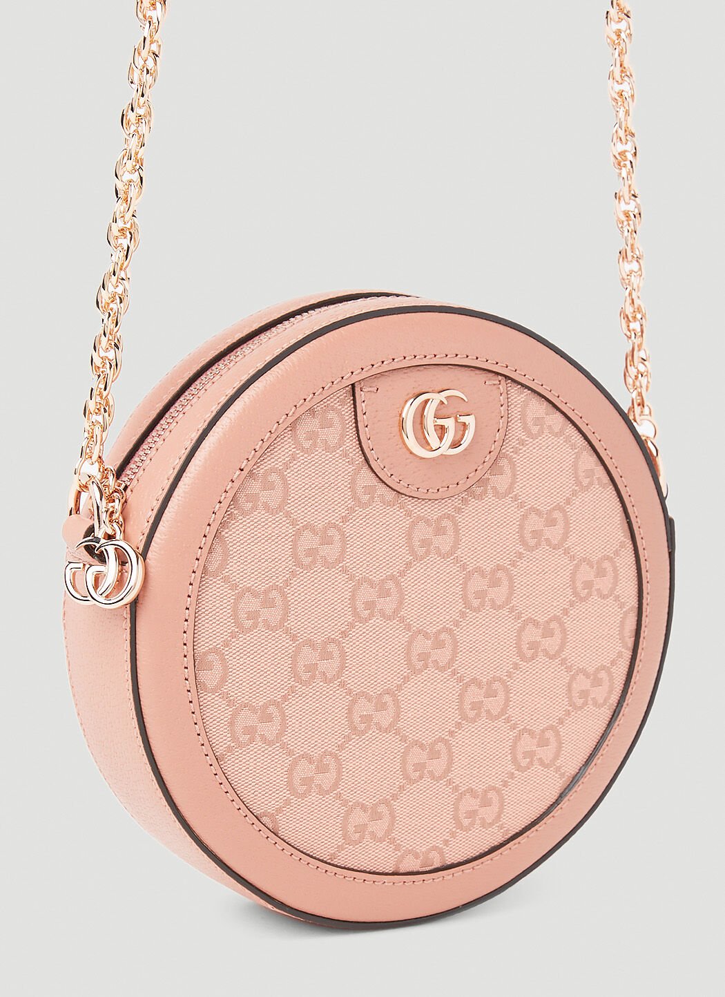 Gucci Women s Ophidia Circle Shoulder Bag in Pink LN CC