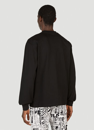 Aries Temple Long Sleeve T-Shirt Black ari0152003