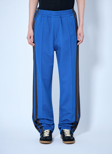LN-CC® - Y-3 X WB: End Track Pants - Blue Y-3 X WB End Track Pants Blue ywb0364007