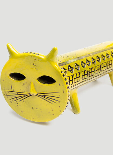 Bitossi Ceramiche Cat Ornament Yellow wps0642125