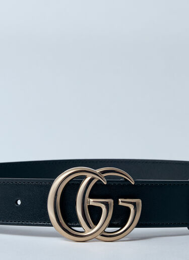 Gucci GG Marmont Thin Belt Black guc0259101