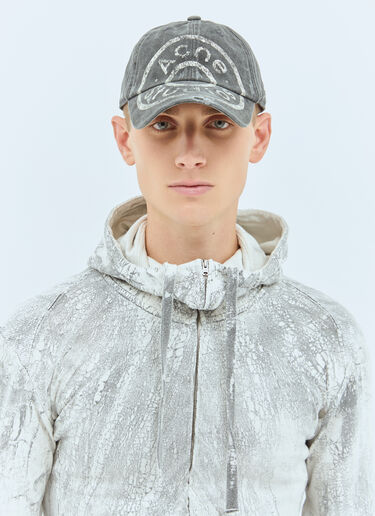 Acne Studios 印花徽标棒球帽 灰色 acn0158031
