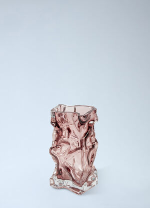 POLSPOTTEN Textured Glass Vase Pink wps0692208