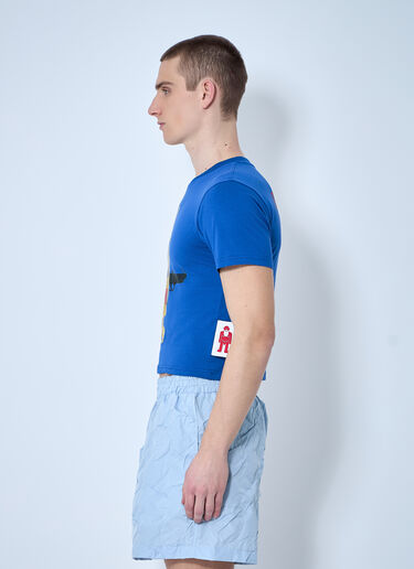Walter Van Beirendonck Bunny Micro T-Shirt Blue wlt0160010