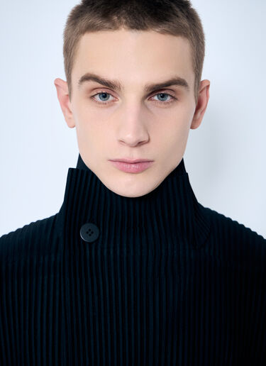 Homme Plissé Issey Miyake 褶裥外套 黑色 hmp0159009