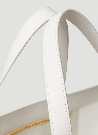 Acne Studios Logo Tote Bag White acn0250078