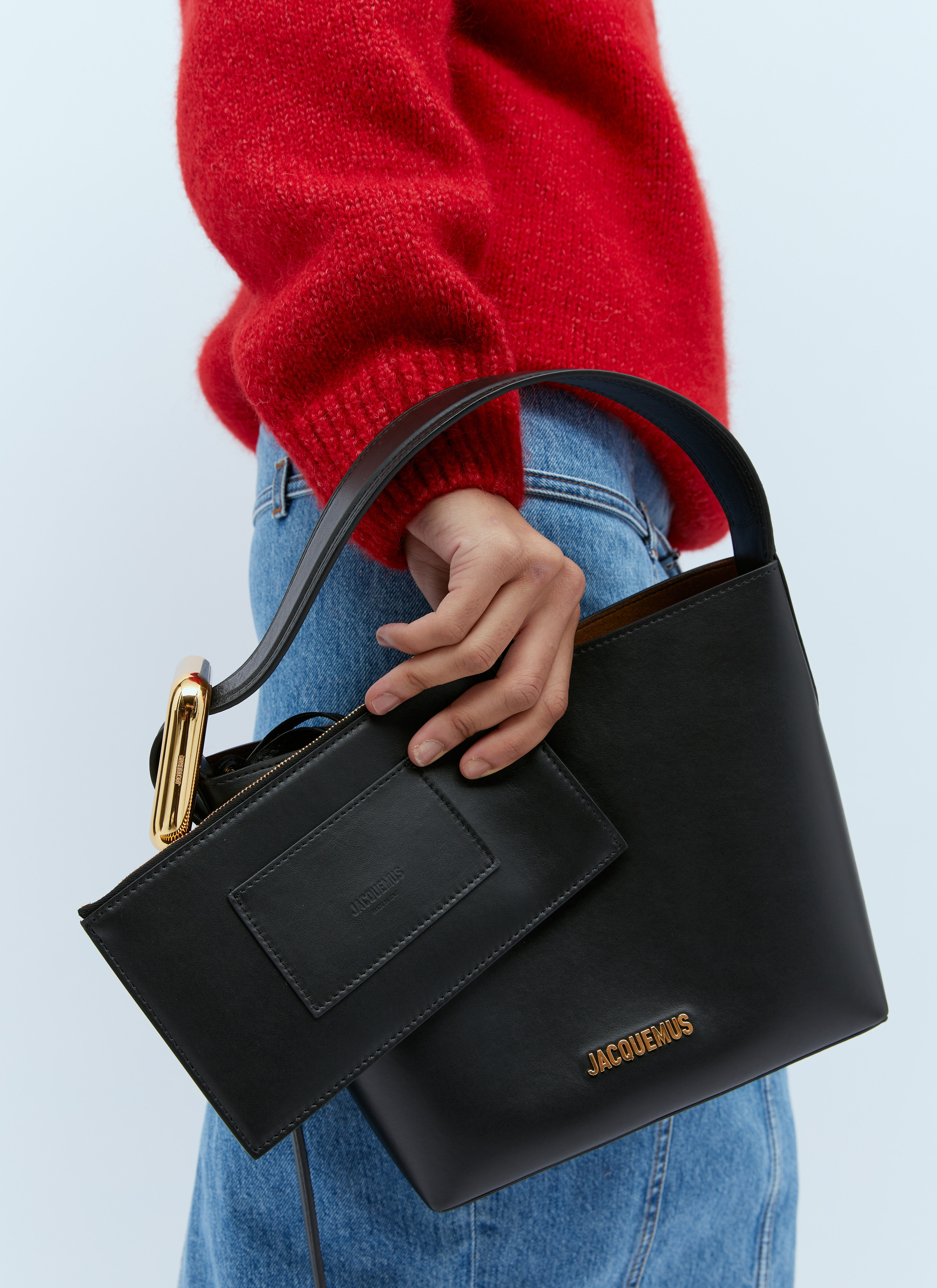 Jacquemus Women s Le Petit Regalo Shoulder Bag in Black LN CC