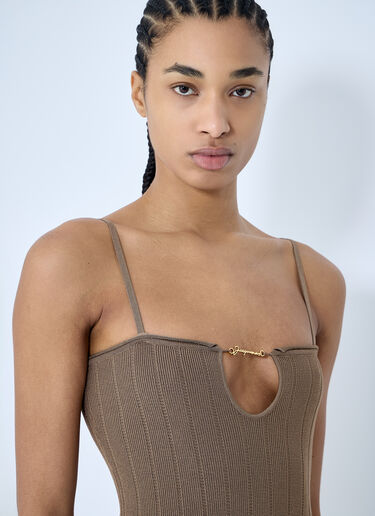 Jacquemus ラ ローブ シエラ ブルテル ドレス  ベージュ jac0260074