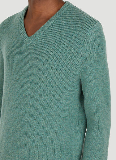 Gucci GG V-Neck Sweater Green guc0151054