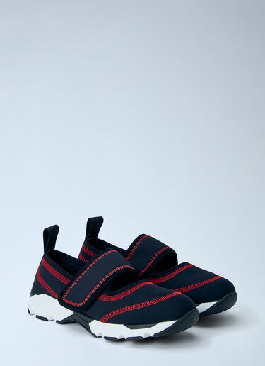 LN-CC® - Marni: Mary Jane Running Sneakers - Navy Marni Mary Jane Running Sneakers Navy mni0266009