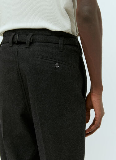 Lemaire Maxi Chino Pants Black lem0154005