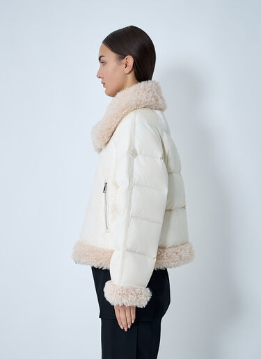 Rubrouk Patent Craquele Jacket Moncler Rubrouk Patent Craquele Jacket Beige mon0262008