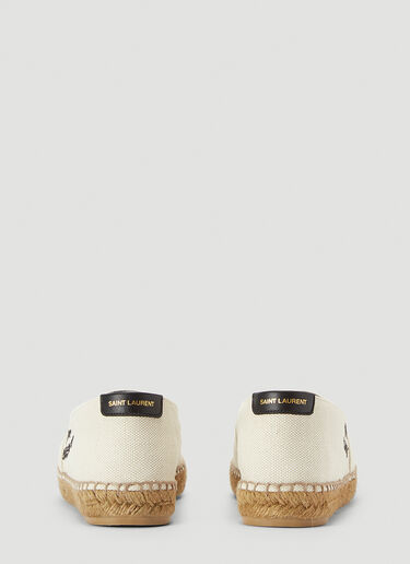 Saint Laurent Logo Espadrilles Shoes Brown sla0239067