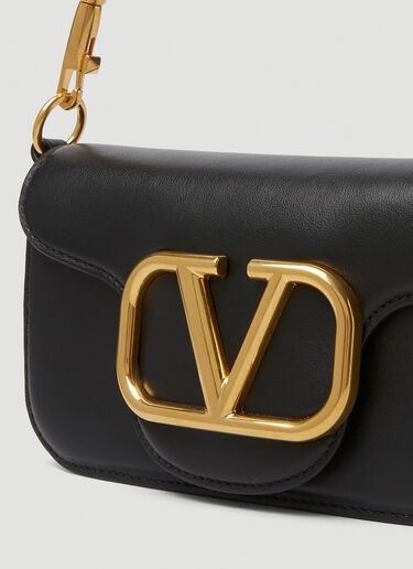 Valentino VLogo Small Shoulder Bag Black val0249031