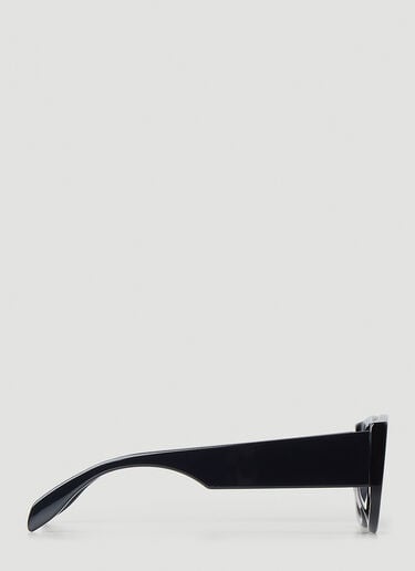 Oval Eye Sunglasses Alexander McQueen Oval Eye Sunglasses Black amq0248057