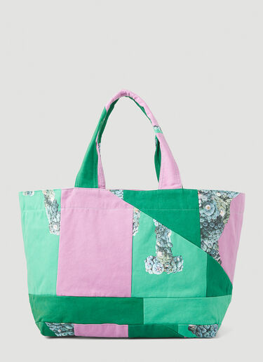 Ecosystem x DRx Upcycled Canvas Tote Bag Green eco0149005