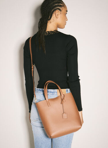 Saint Laurent Shopping Toy Tote Bag Brown sla0257116