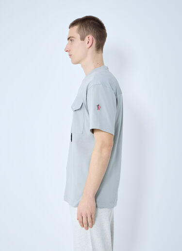 Moncler Grenoble ロゴモチーフTシャツ ライトグレー mog0159009