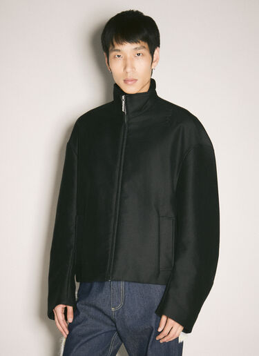 Marni 크롭 코쿤 재킷 블랙 mni0158003
