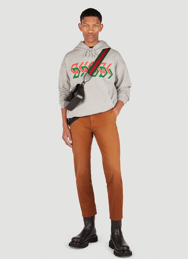 Gucci 常规版型长裤 棕色 guc0152061