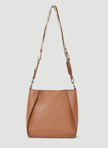 Stella McCartney Logo Tote Bag Brown stm0243040