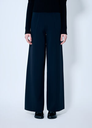 The Row Knit Wide Leg Pants Black row0260014
