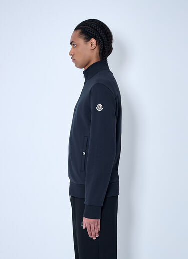 Moncler Cotton Zip-Up Cardigan Navy mon0160029