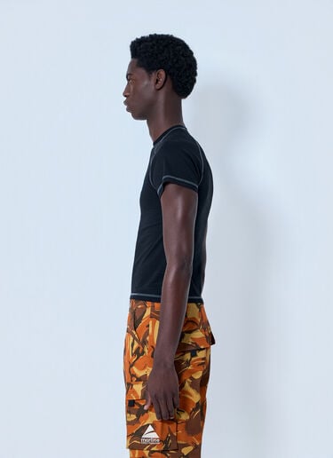 Martine Rose Logo Motif T-Shirt Black mtr0164015