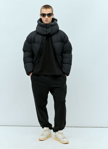 Moncler x Roc Nation designed by Jay-Z 徽标贴饰运动裤 黑色 mrn0156010