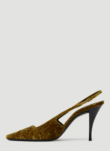 Saint Laurent Tom High Heels Yellow sla0249086