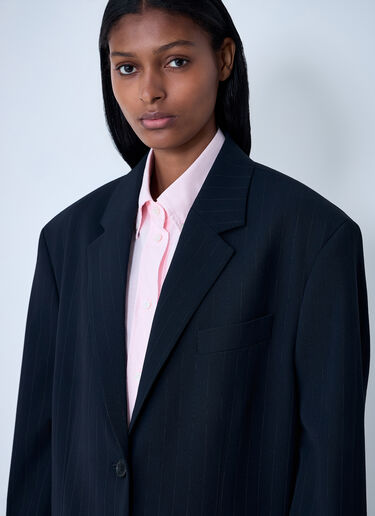 Acne Studios Layered Single-Breasted Blazer Navy acn0262027