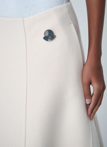 Panelled Wool-Blend Maxi Skirt Moncler + Jil Sander Panelled Wool-Blend Maxi Skirt White mjl0262003