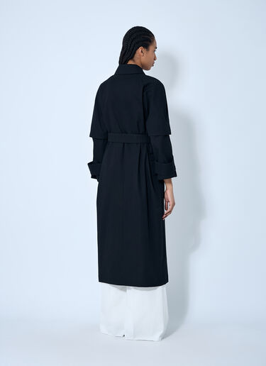 Max Mara Heavy-Duty Trench Coat Black max0260034