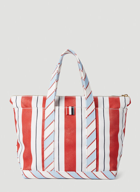 Eastpak x Telfar Striped Tool Tote Bag Blue est0351002