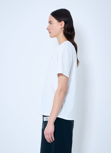 MM6 Maison Margiela Logo Patch T-Shirt White mmm0259006