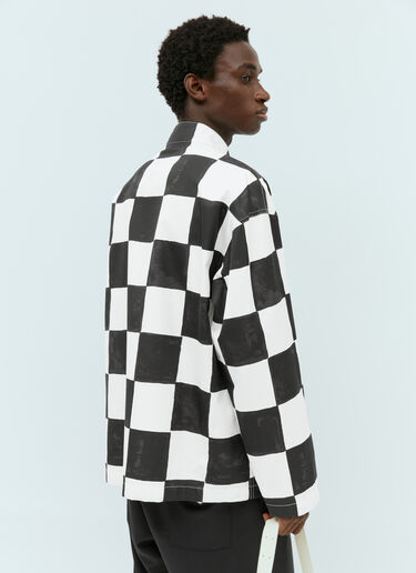 Jil Sander 印花束腰短夹克 黑色 jil0154001