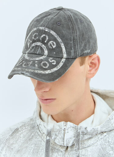 Acne Studios 印花徽标棒球帽 灰色 acn0158031