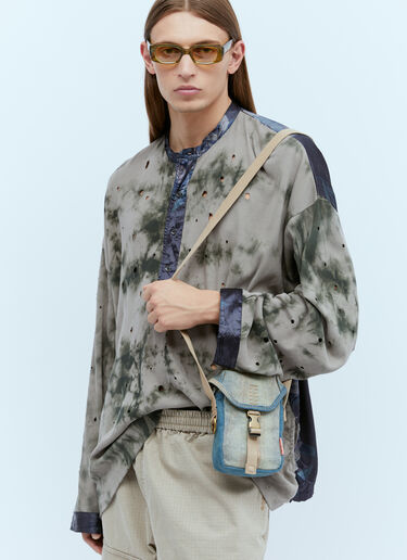 Denim Mini Pouch Crossbody Bag Acne Studios Denim Mini Pouch Crossbody Bag Blue acn0153038