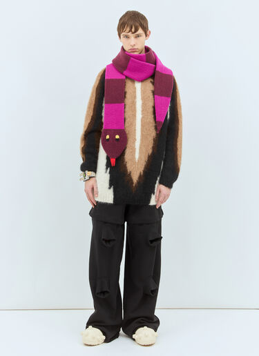 Walter Van Beirendonck Snake Scarf Red wlt0158032