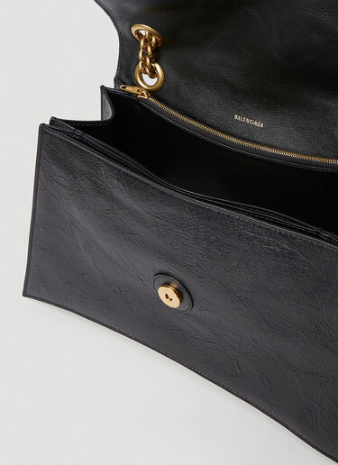 Crush Chain Shoulder Bag Balenciaga Crush Chain Shoulder Bag Black bal0251122
