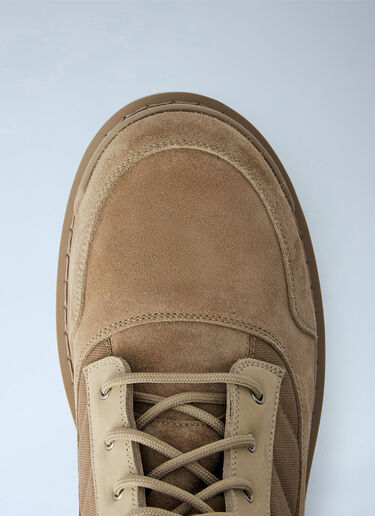 Balenciaga Low Strike Combat Boots Beige bal0164014