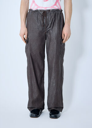 Our Legacy Way Coated Pants Brown our0160027