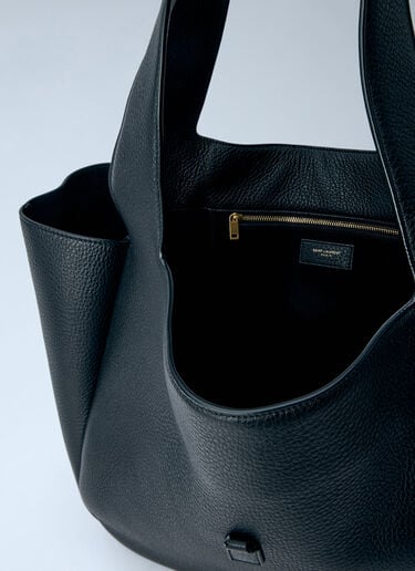 LN-CC® - Saint Laurent: Le 5 à 7 Bea Shoulder Bag - Black Saint Laurent Le 5 à 7 Bea Shoulder Bag Black sla0257109