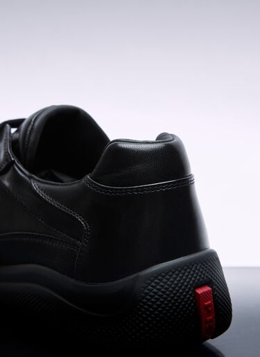 Prada America's Cup Leather Sneakers Black pra0158019