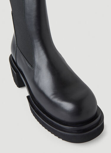 Rick Owens Platform Chelsea Boots Black ric0150034