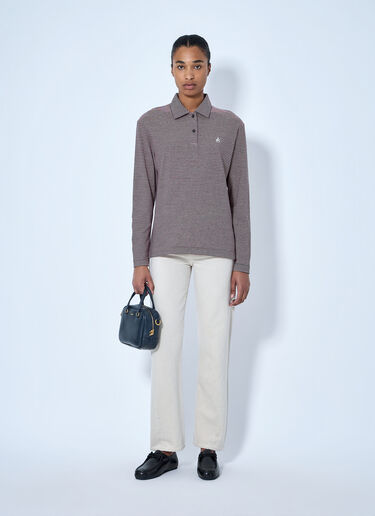 LN-CC® - Jil Sander: 长袖Polo衫 - 红色 Jil Sander 长袖Polo衫 红色 jil0265007