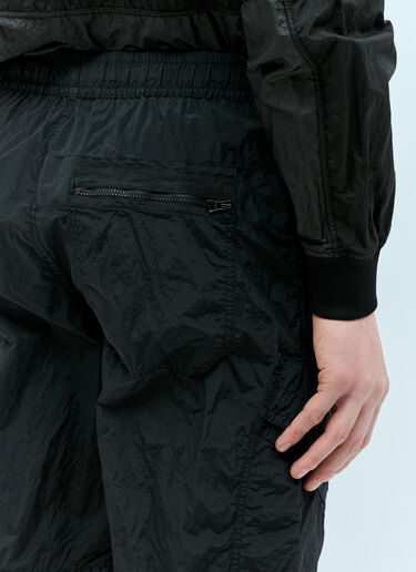 Stone Island Logo Patch Shorts Black sto0156058