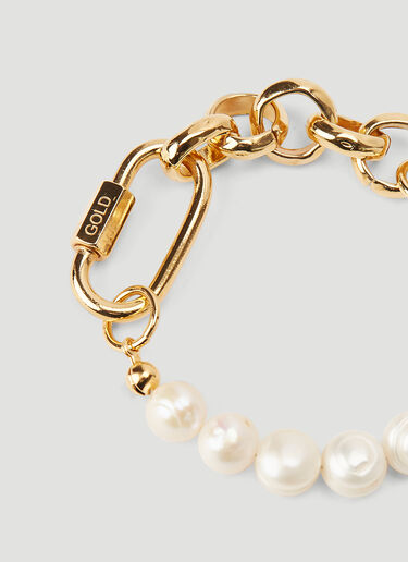 In Gold We Trust Bold Pearl Chain Bracelet Gold igw0344002