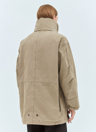 Burberry Detachable Warmer Cotton Parka Beige bur0158005