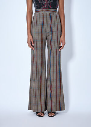Vivienne Westwood Wide Leg Trousers Beige vvw0265026